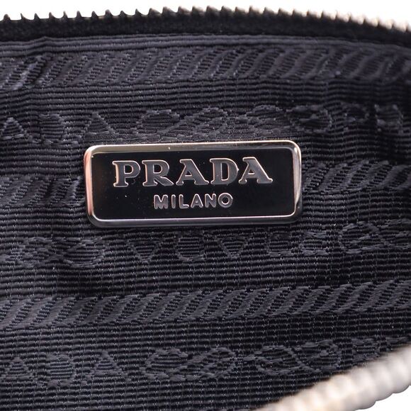 Prada Clutch Bag in Black Nylon - Picture 6 of 8